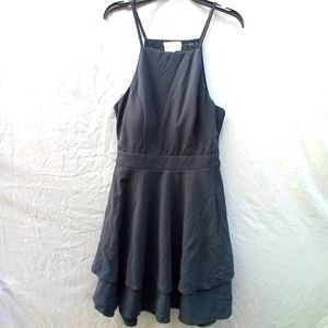 JUN & IVY Blue Midi Dress Size M